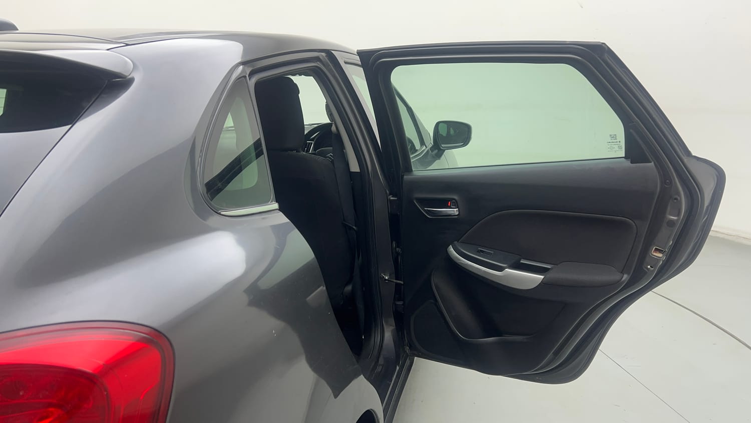 Used 2018 Maruti Suzuki Baleno Alpha 1.2 AT Petrol Automatic interior RIGHT REAR DOOR OPEN VIEW