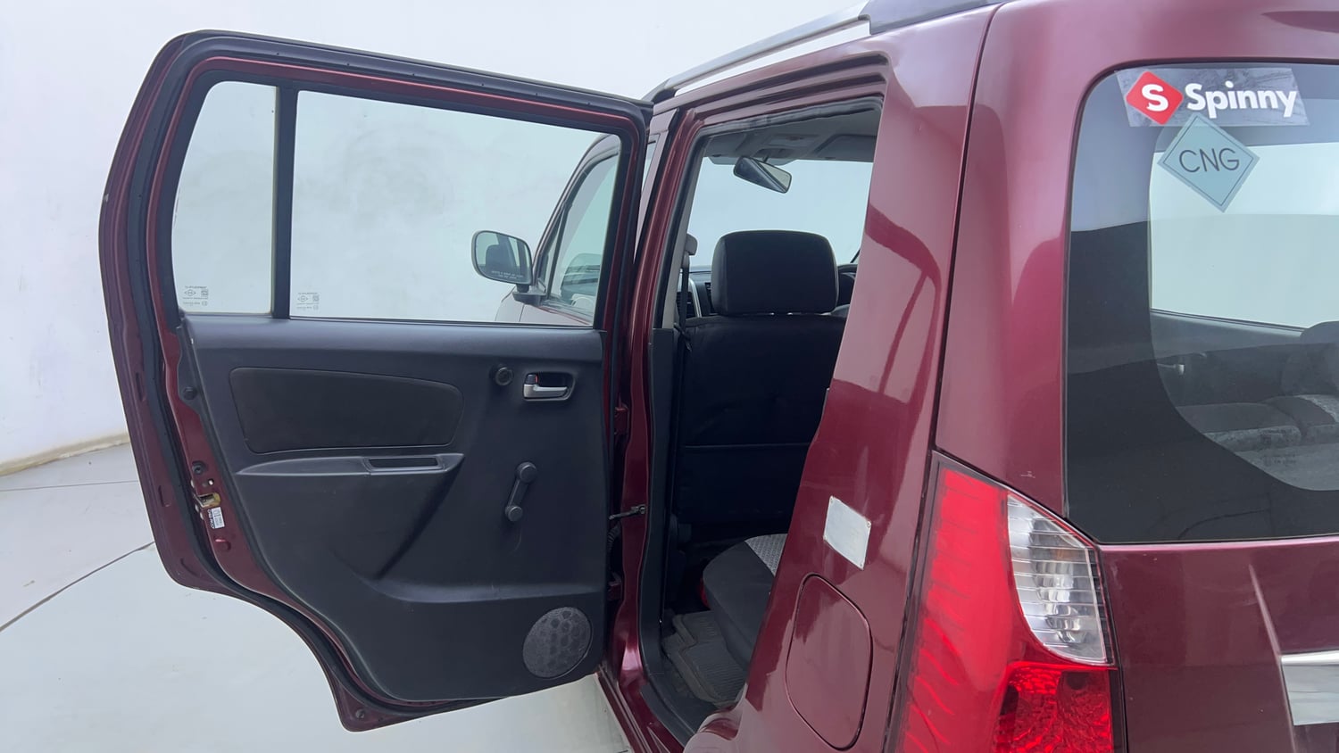 Used 2012 Maruti Suzuki Wagon R 1.0 LXi CNG Cng Manual interior LEFT REAR DOOR OPEN VIEW