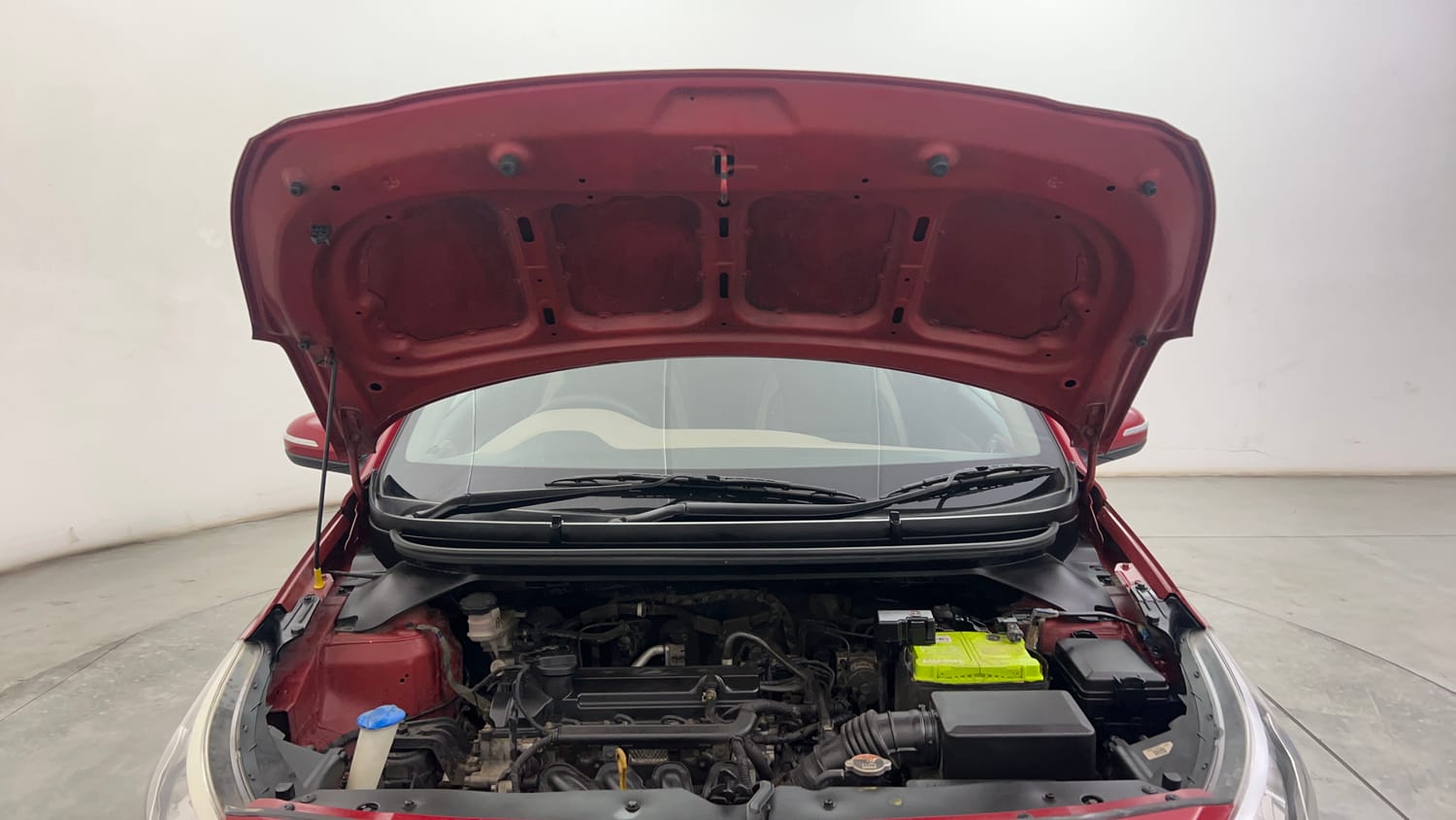 Used 2016 Hyundai Elite i20 Sportz 1.2 Petrol Manual engine ENGINE & BONNET OPEN FRONT VIEW