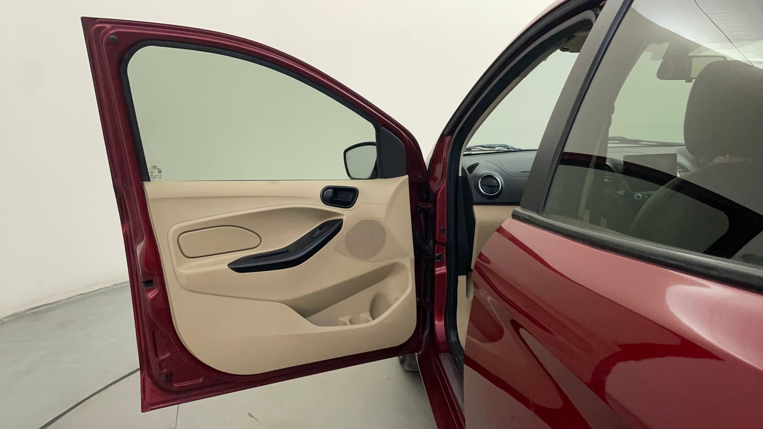 Used 2020 Ford Figo Aspire Titanium 1.2 Ti-VCT Petrol Manual interior LEFT FRONT DOOR OPEN VIEW