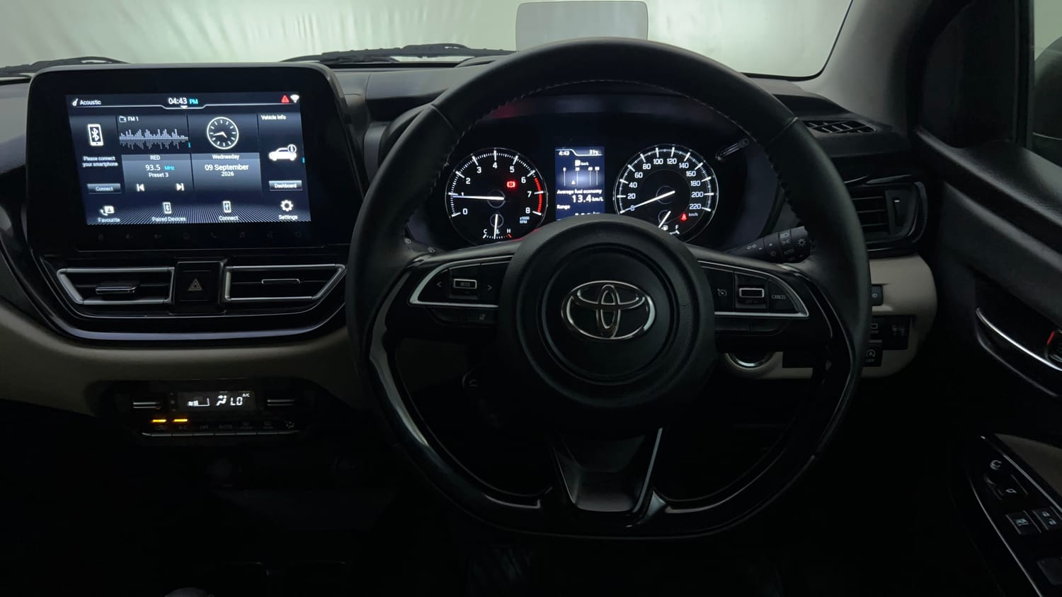 Used 2023 Toyota Glanza V AMT Petrol Automatic interior STEERING VIEW