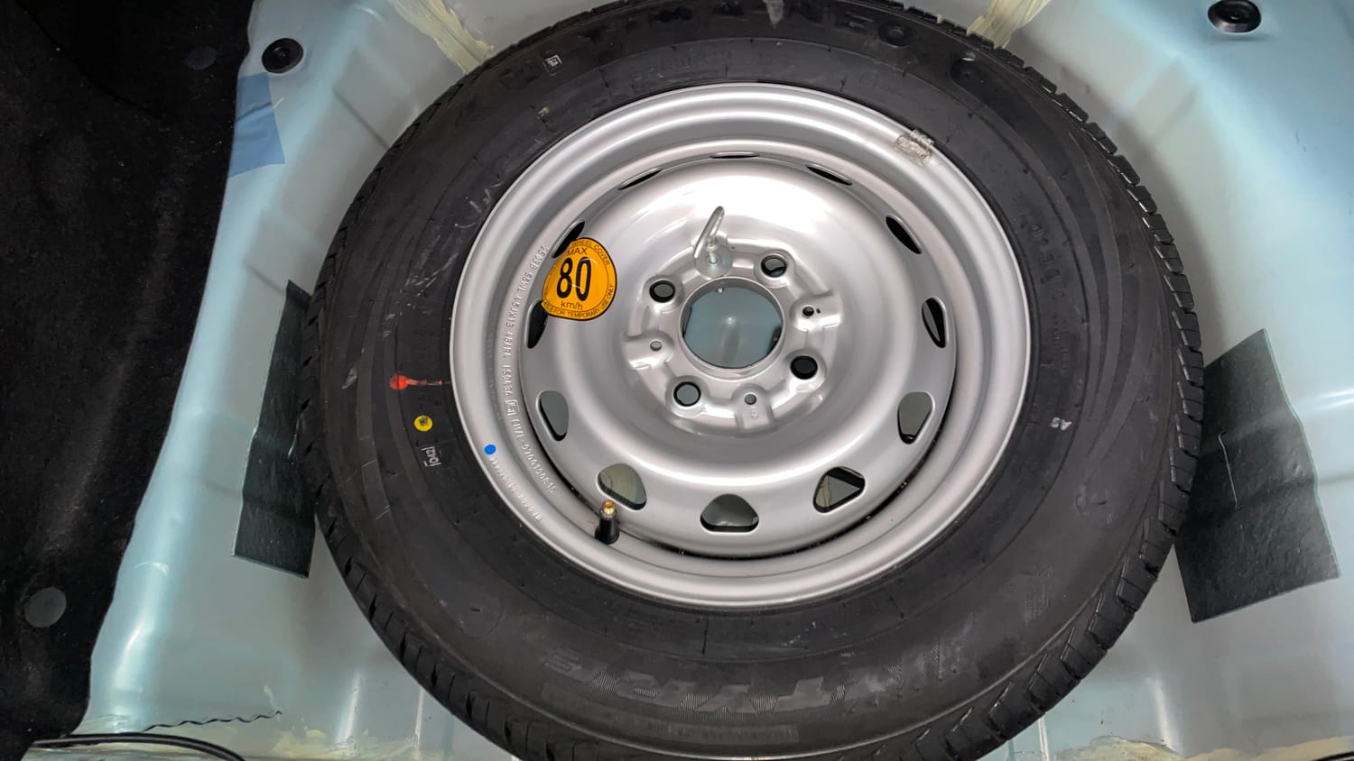 Used 2025 Tata Tiago XT Petrol Manual tyres SPARE TYRE VIEW