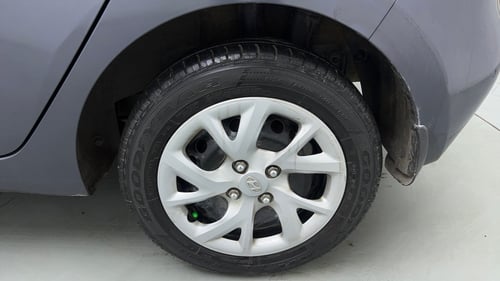 Used 2018 Hyundai Grand i10 Sportz 1.2 Kappa VTVT Petrol Manual tyres LEFT REAR TYRE RIM VIEW