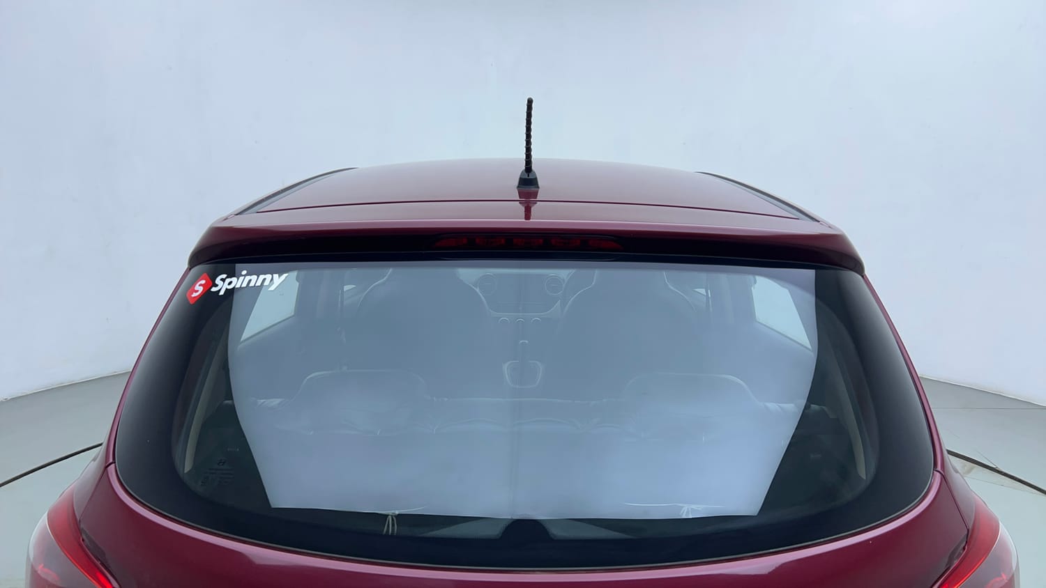 Used 2014 Hyundai Grand i10 Magna 1.2 Kappa VTVT Petrol Manual exterior BACK WINDSHIELD VIEW