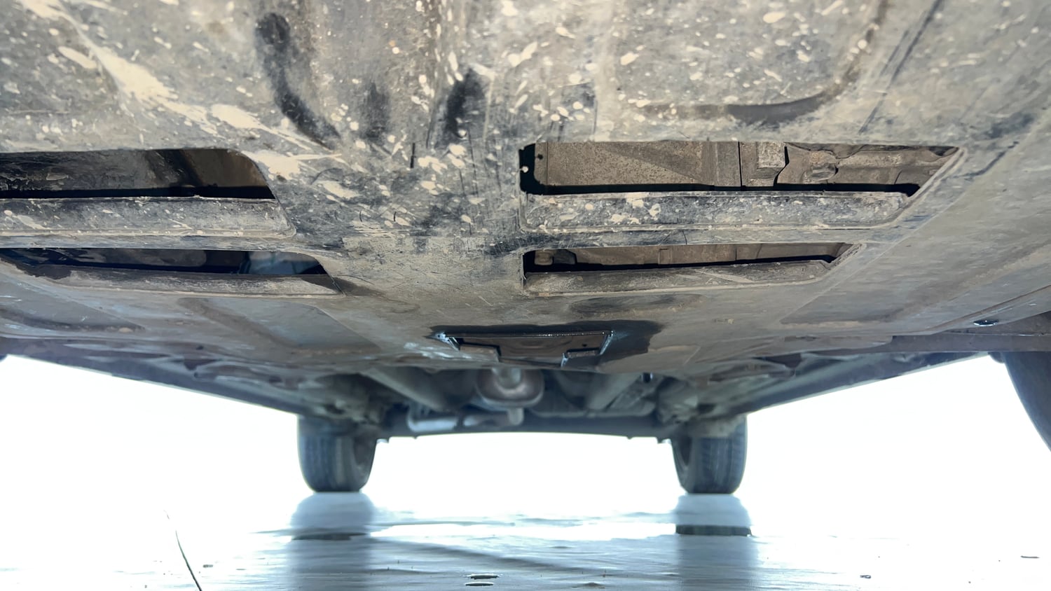 Used 2018 Hyundai Creta SX Plus 1.6 AT Petrol Petrol Automatic extra FRONT LEFT UNDERBODY VIEW