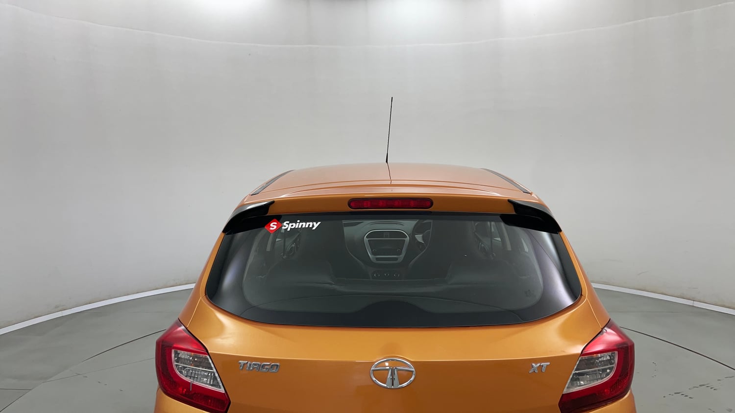 Used 2016 Tata Tiago Revotron XT Petrol Manual exterior BACK WINDSHIELD VIEW