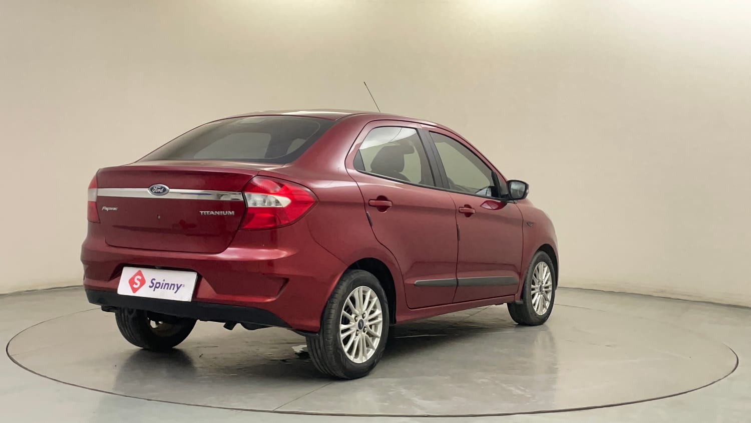 Used 2020 Ford Figo Aspire Titanium 1.2 Ti-VCT Petrol Manual exterior RIGHT REAR CORNER VIEW