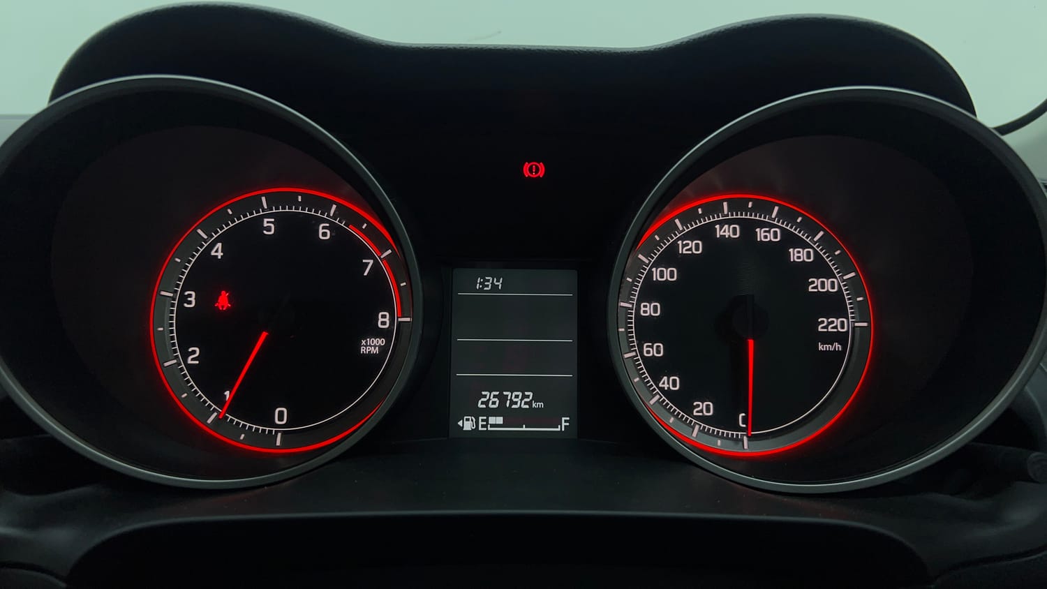 Used 2022 Maruti Suzuki Swift VXi Petrol Manual interior CLUSTERMETER VIEW