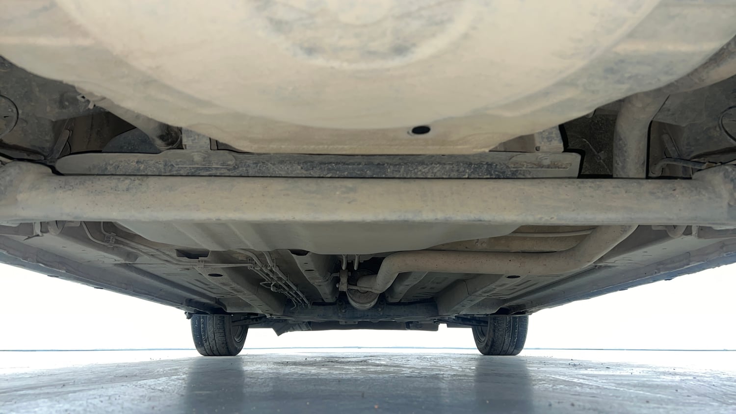Used 2022 Tata Altroz XZ Plus Diesel Dark Edition Diesel Manual extra REAR UNDERBODY VIEW (TAKEN FROM REAR)