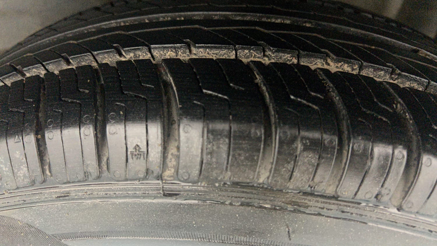 Used 2017 Tata Tiago Revotorq XZ Diesel Manual tyres LEFT REAR TYRE TREAD VIEW