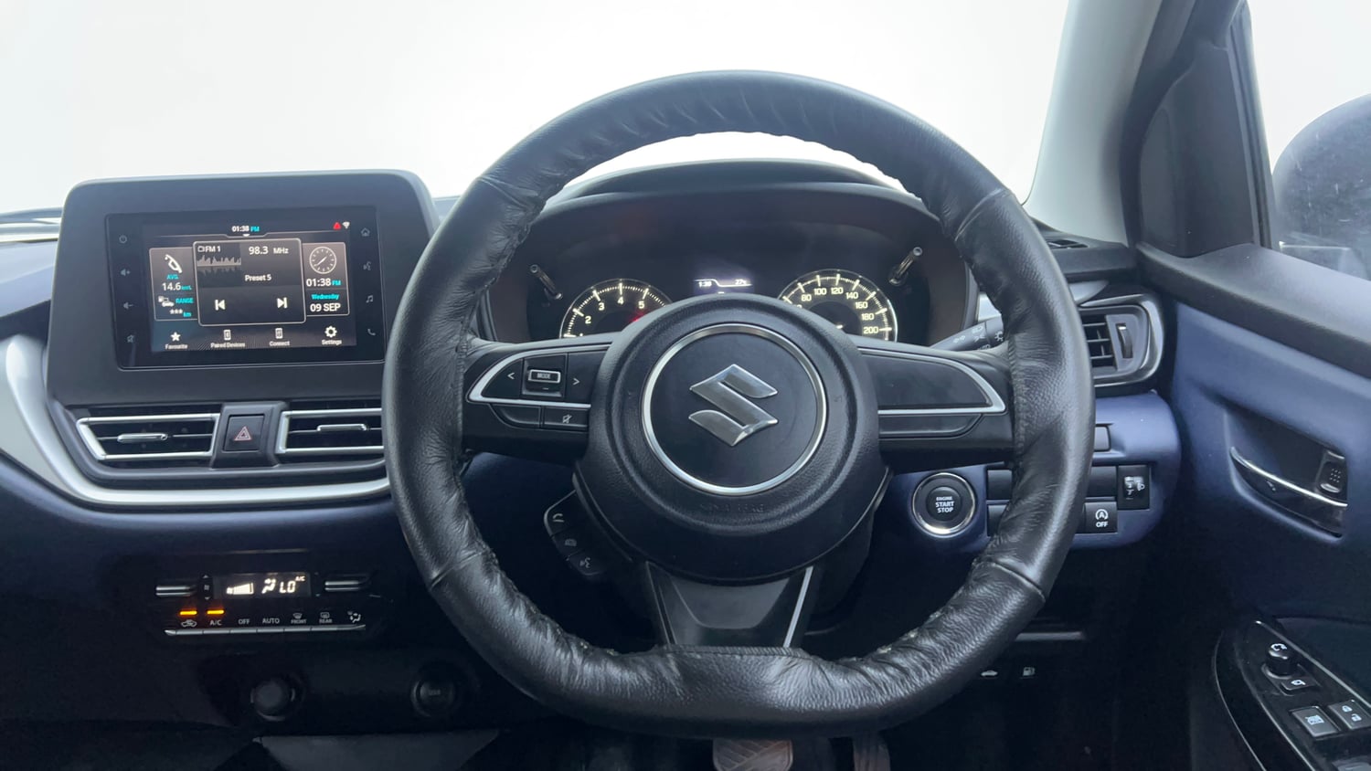 Used 2024 Maruti Suzuki Baleno Zeta AGS Petrol Automatic interior STEERING VIEW