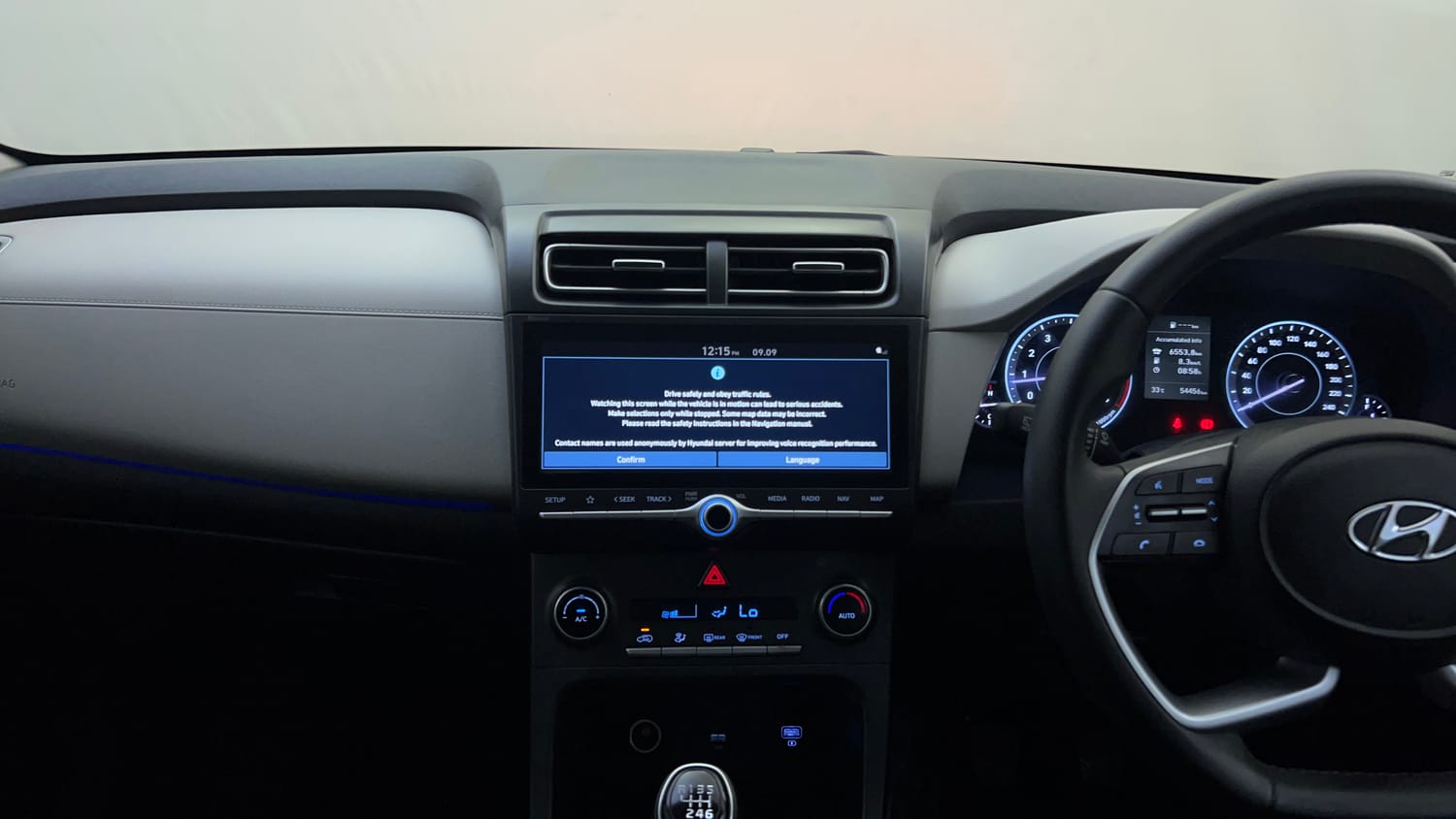 Used 2023 Hyundai Creta SX 1.5 Petrol Petrol Manual interior MUSIC SYSTEM & AC CONTROL VIEW