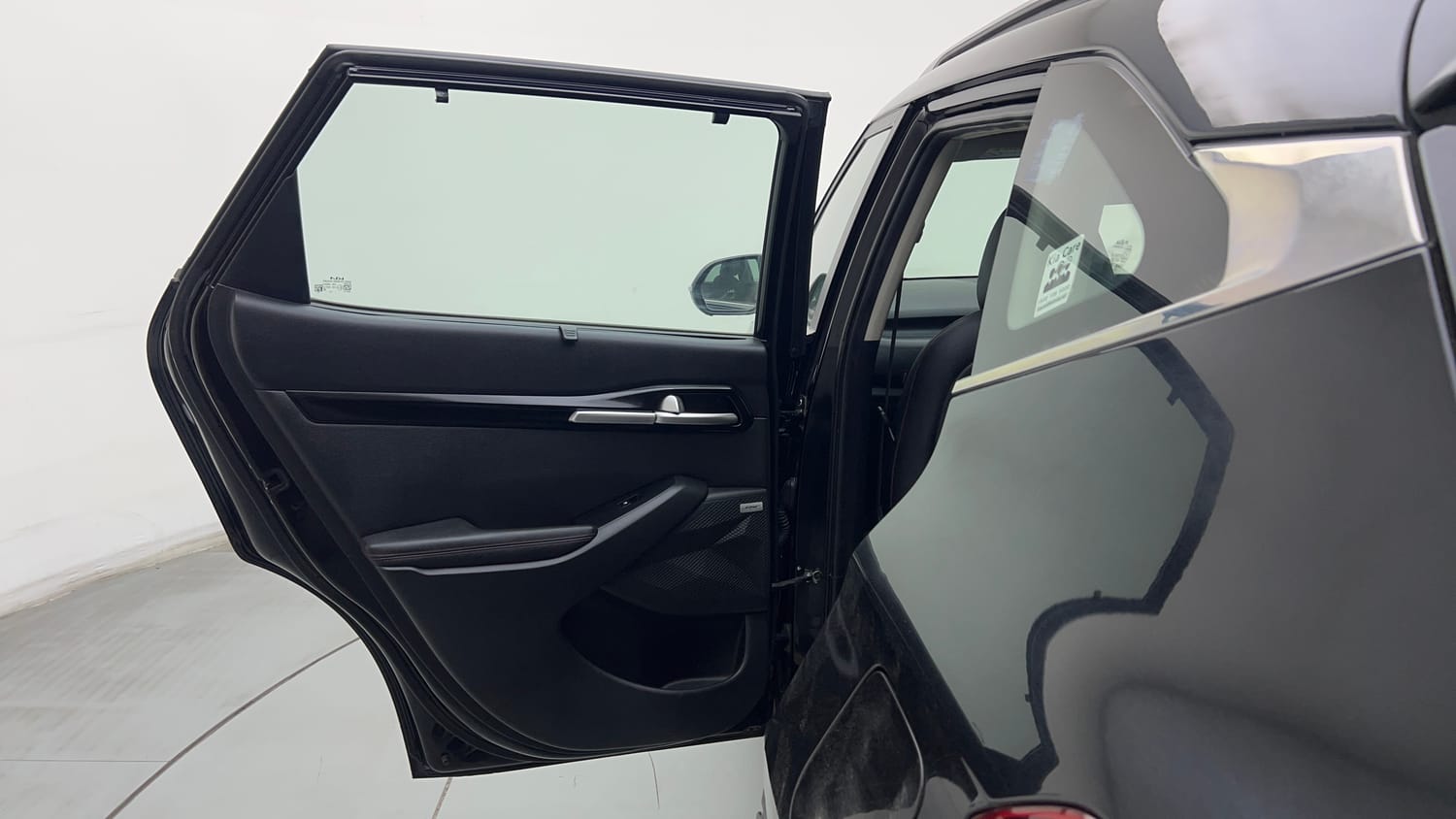 Used 2022 Kia Seltos GTX Plus 1.5 Diesel AT Diesel Automatic interior LEFT REAR DOOR OPEN VIEW