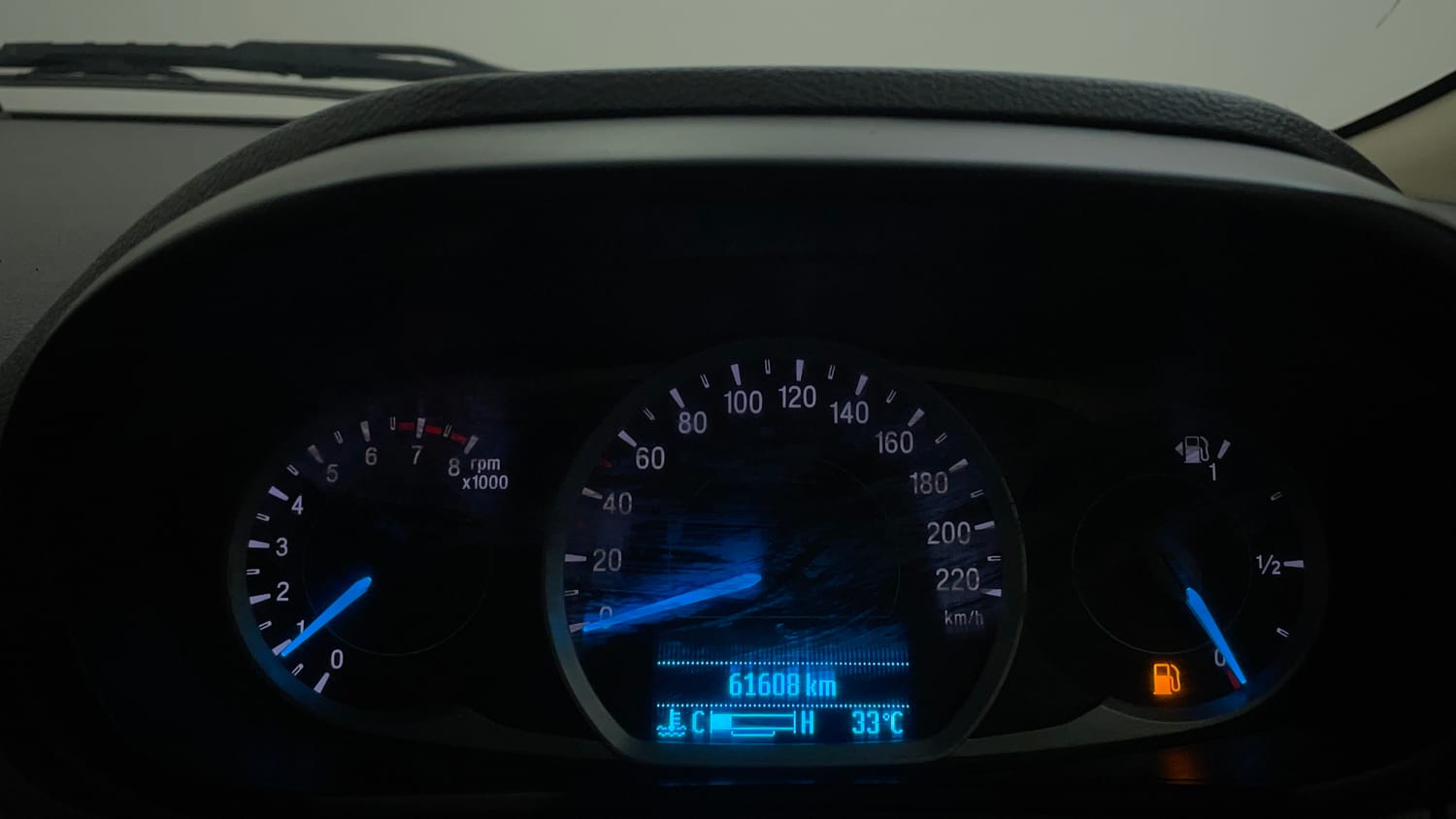 Used 2020 Ford Figo Aspire Titanium 1.2 Ti-VCT Petrol Manual interior CLUSTERMETER VIEW