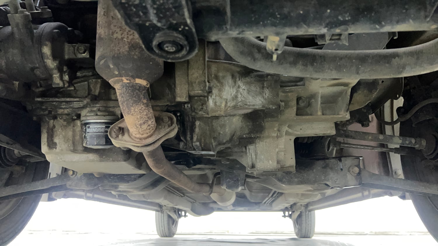 Used 2012 Maruti Suzuki Wagon R 1.0 LXi CNG Cng Manual extra FRONT LEFT UNDERBODY VIEW