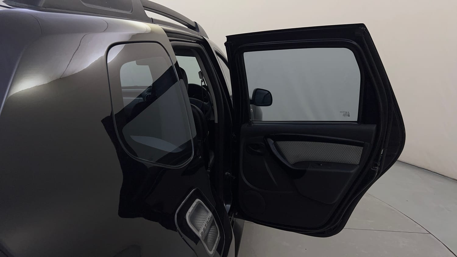 Used 2015 Renault Duster RxL Petrol Petrol Manual interior RIGHT REAR DOOR OPEN VIEW