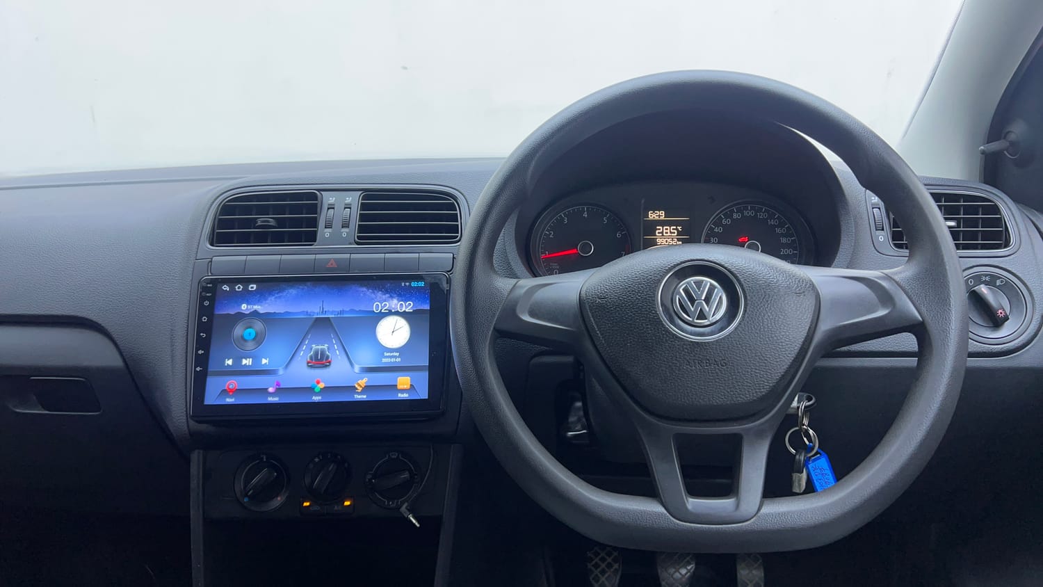 Used 2021 Volkswagen Polo Trendline 1.0L MPI Petrol Manual interior STEERING VIEW