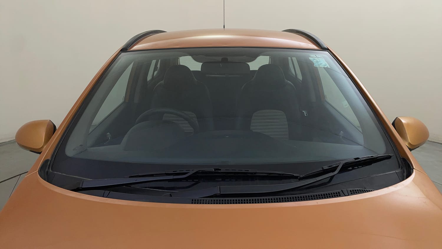 Used 2015 Hyundai Grand i10 Sportz 1.2 Kappa VTVT Petrol Manual exterior FRONT WINDSHIELD VIEW