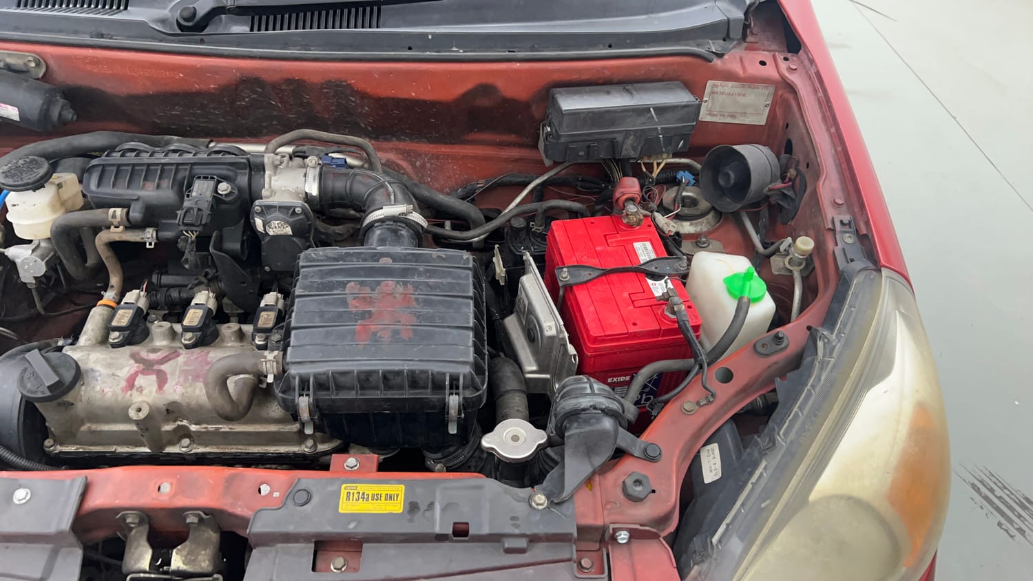 Used 2017 Maruti Suzuki Alto 800 LXi Petrol Manual engine ENGINE LEFT SIDE VIEW