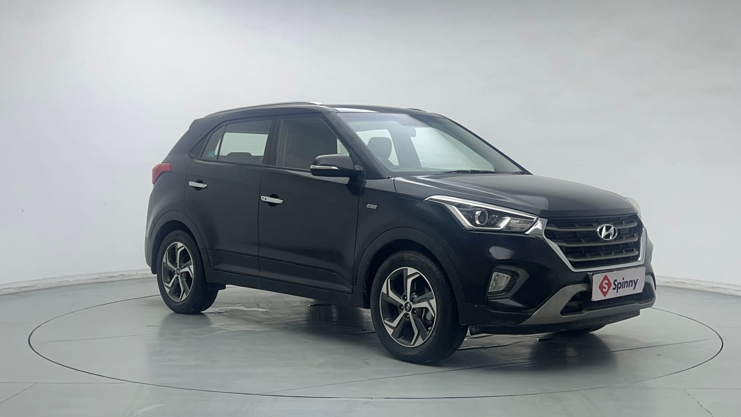 Used 2018 Hyundai Creta SX 1.6 AT Petrol Petrol Automatic exterior RIGHT FRONT CORNER VIEW