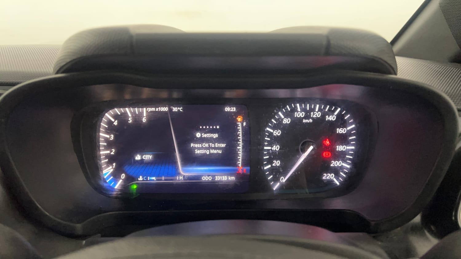 Used 2022 Tata Altroz XZ Plus Diesel Dark Edition Diesel Manual interior CLUSTERMETER VIEW
