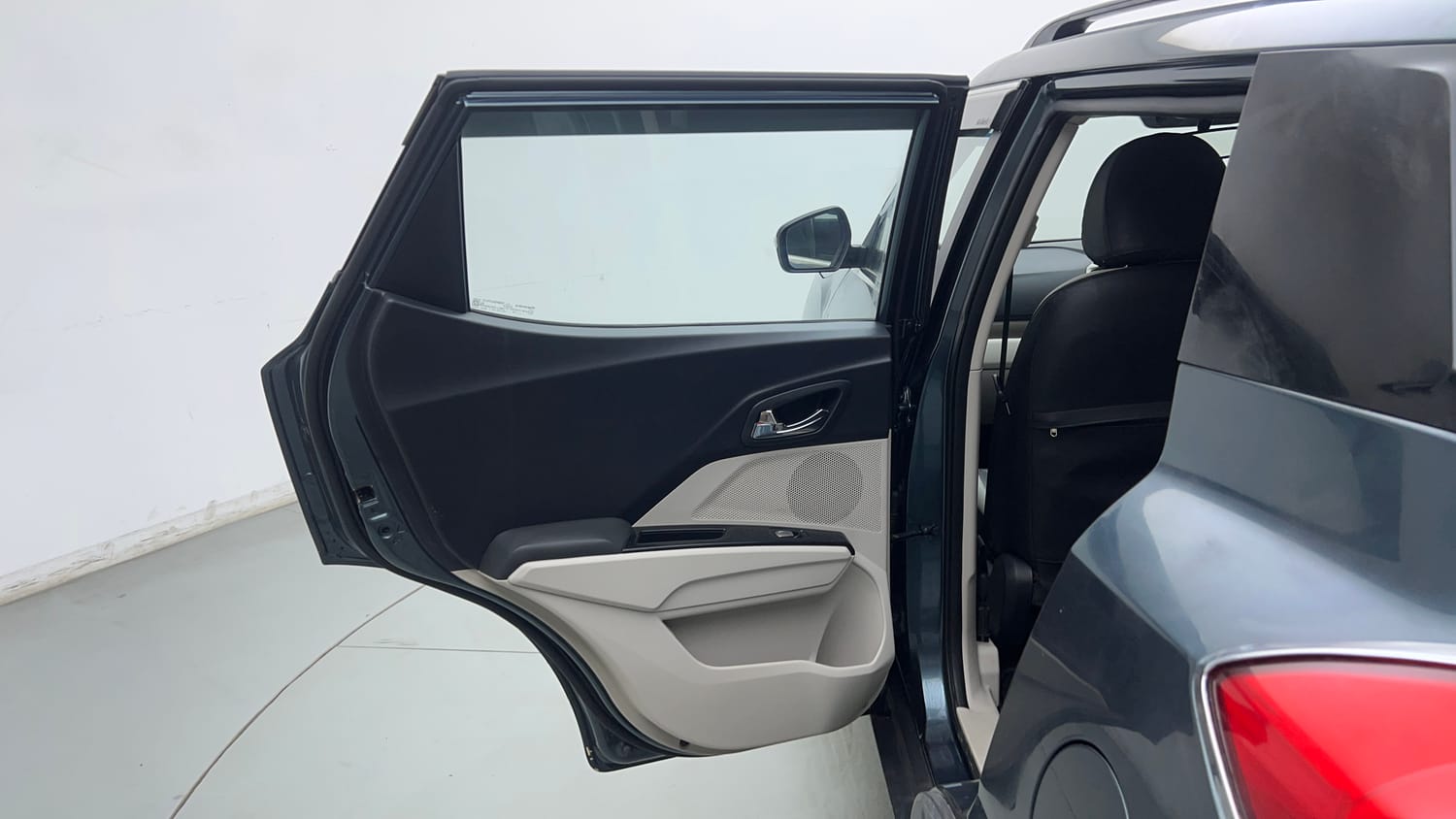 Used 2021 Mahindra XUV 300 W8 1.2 Petrol Petrol Manual interior LEFT REAR DOOR OPEN VIEW