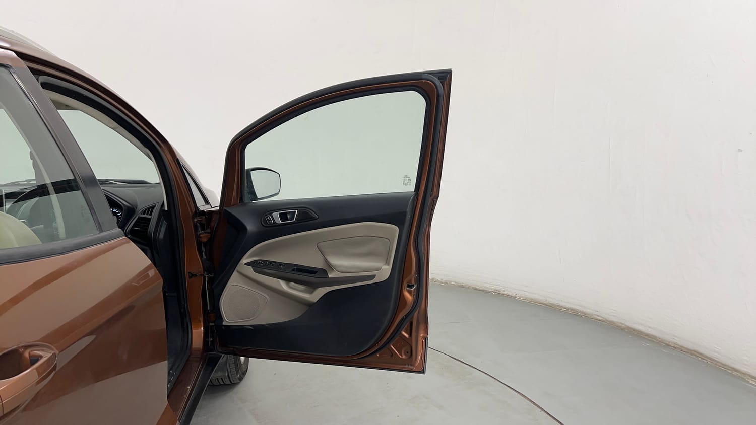 Used 2019 Ford EcoSport Titanium + 1.5L TDCi Diesel Manual interior RIGHT FRONT DOOR OPEN VIEW