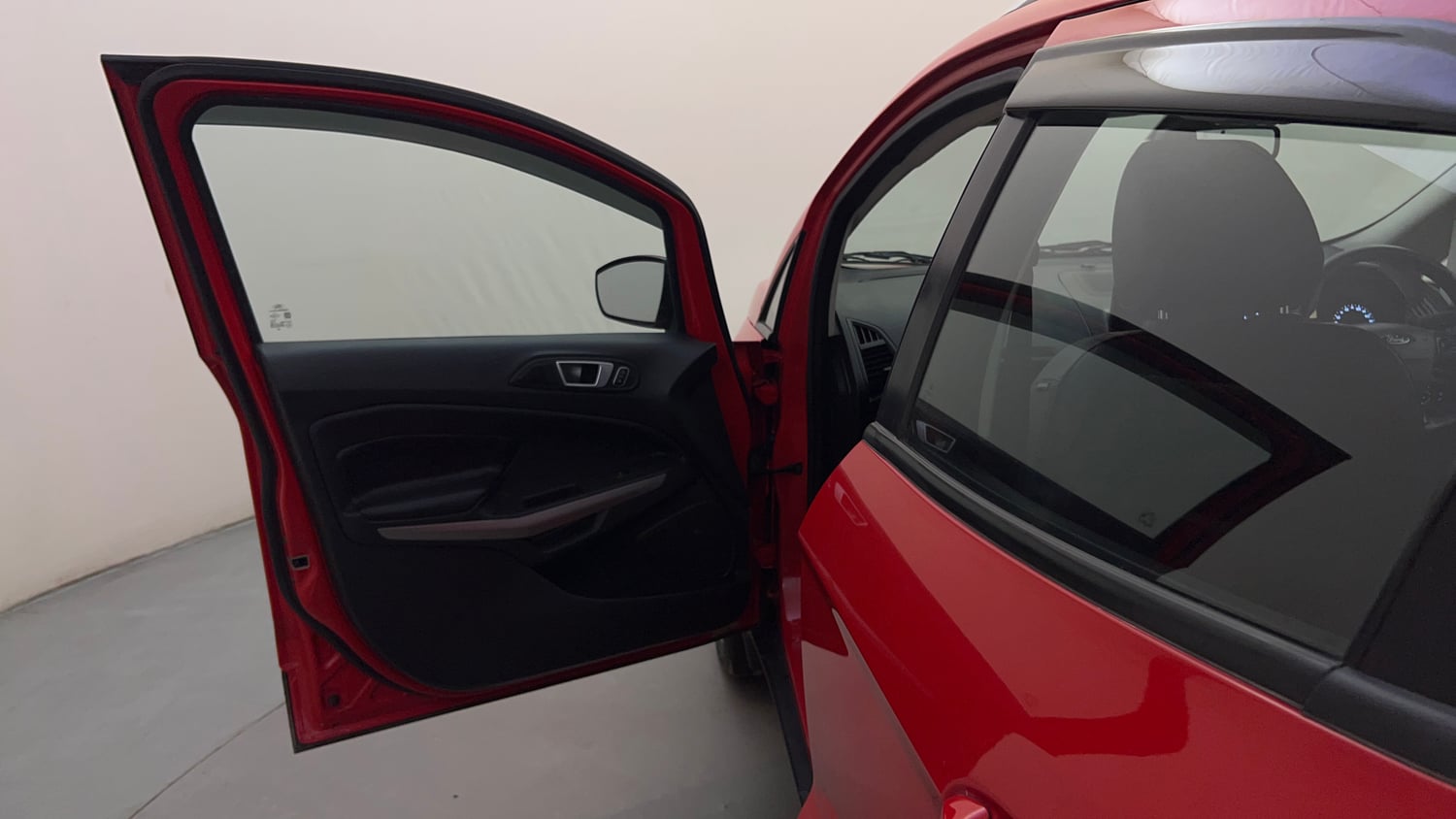 Used 2018 Ford EcoSport Titanium + 1.5L TDCi Diesel Manual interior LEFT FRONT DOOR OPEN VIEW