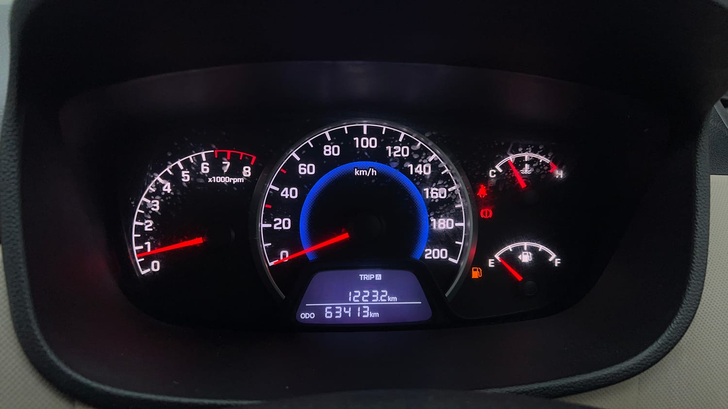 Used 2019 Hyundai Grand i10 Sportz 1.2 Kappa VTVT Petrol Manual interior CLUSTERMETER VIEW