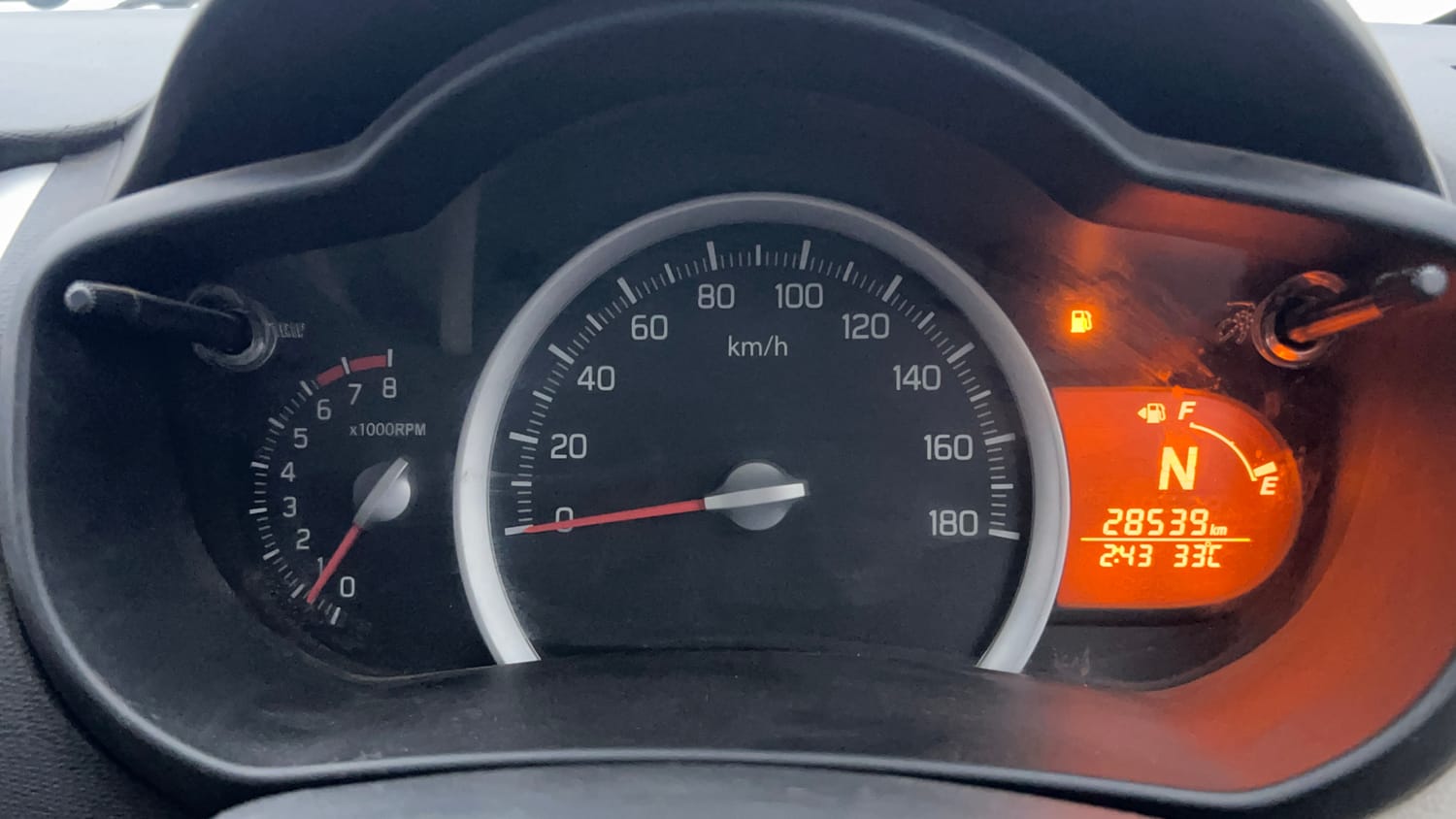 Used 2017 Maruti Suzuki Celerio VXi AMT Petrol Automatic interior CLUSTERMETER VIEW