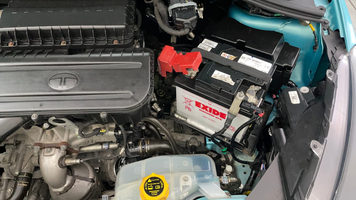 Used 2025 Tata Tiago XT Petrol Manual engine ENGINE LEFT SIDE VIEW