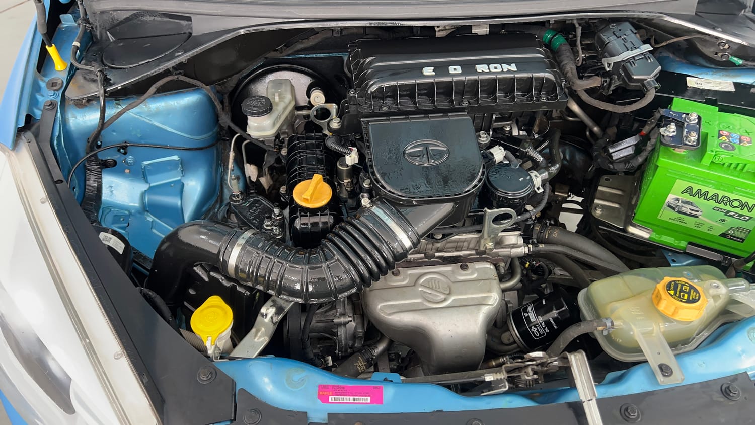 Used 2017 Tata Tiago Revotron XT Petrol Manual engine ENGINE RIGHT SIDE VIEW