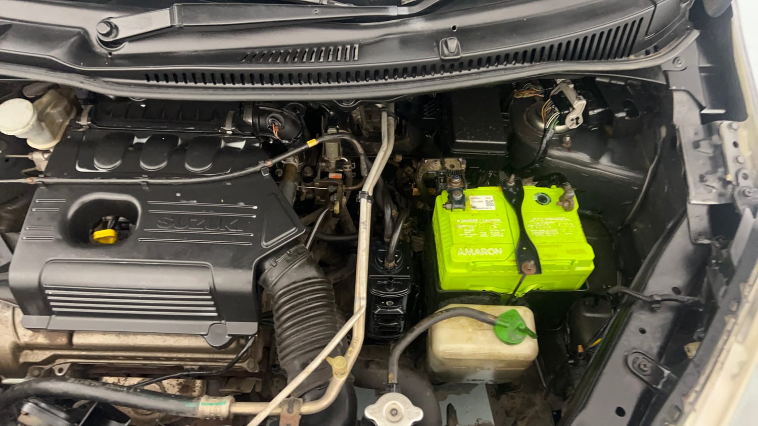 Used 2014 Maruti Suzuki Wagon R LXI Petrol Manual engine ENGINE LEFT SIDE VIEW