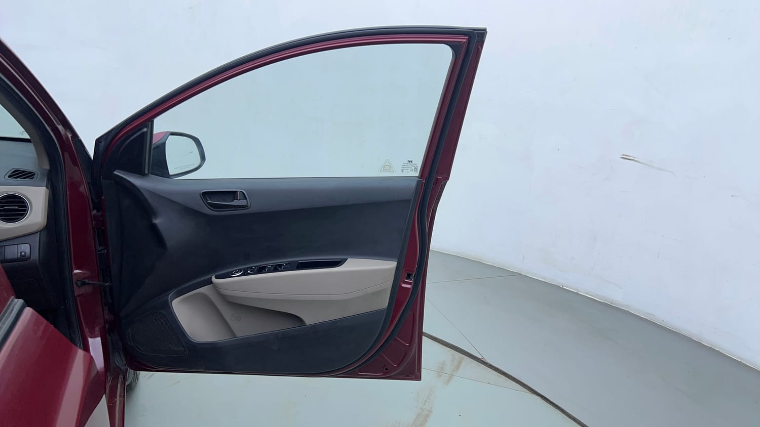 Used 2014 Hyundai Grand i10 Magna 1.2 Kappa VTVT Petrol Manual interior RIGHT FRONT DOOR OPEN VIEW