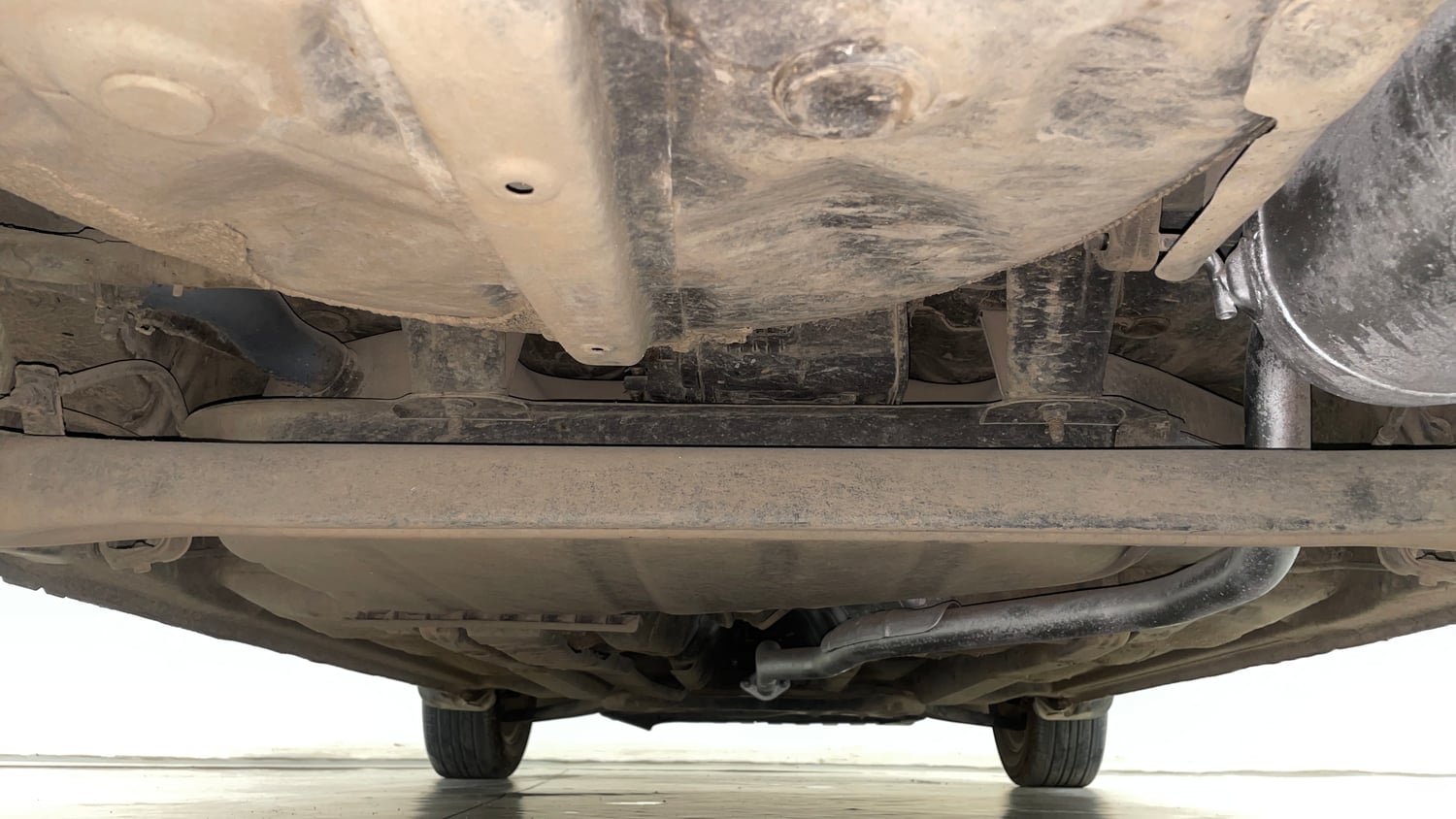 Used 2012 Hyundai i20 Sportz 1.2 Petrol Manual extra REAR UNDERBODY VIEW (TAKEN FROM REAR)