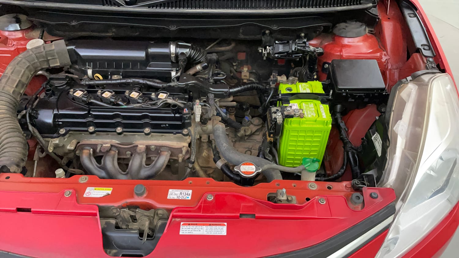 Used 2018 Maruti Suzuki Baleno Delta 1.2 Petrol Manual engine ENGINE LEFT SIDE VIEW