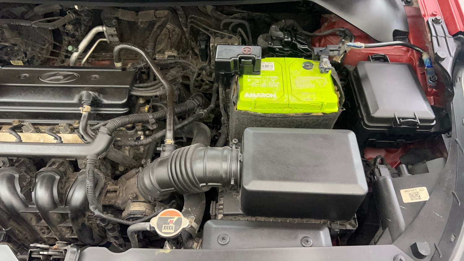 Used 2016 Hyundai Elite i20 Sportz 1.2 Petrol Manual engine ENGINE LEFT SIDE VIEW