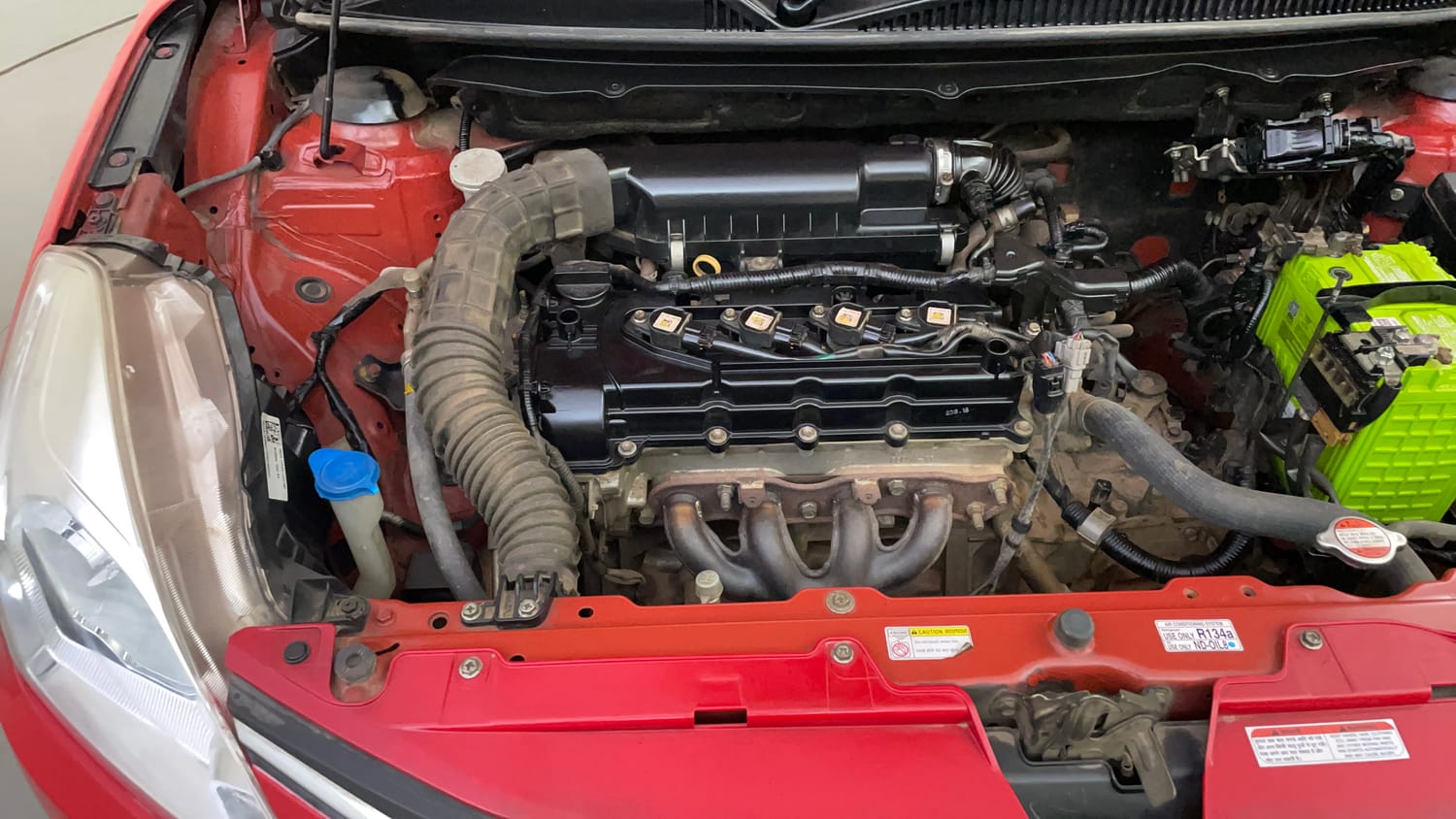 Used 2018 Maruti Suzuki Baleno Delta 1.2 Petrol Manual engine ENGINE RIGHT SIDE VIEW