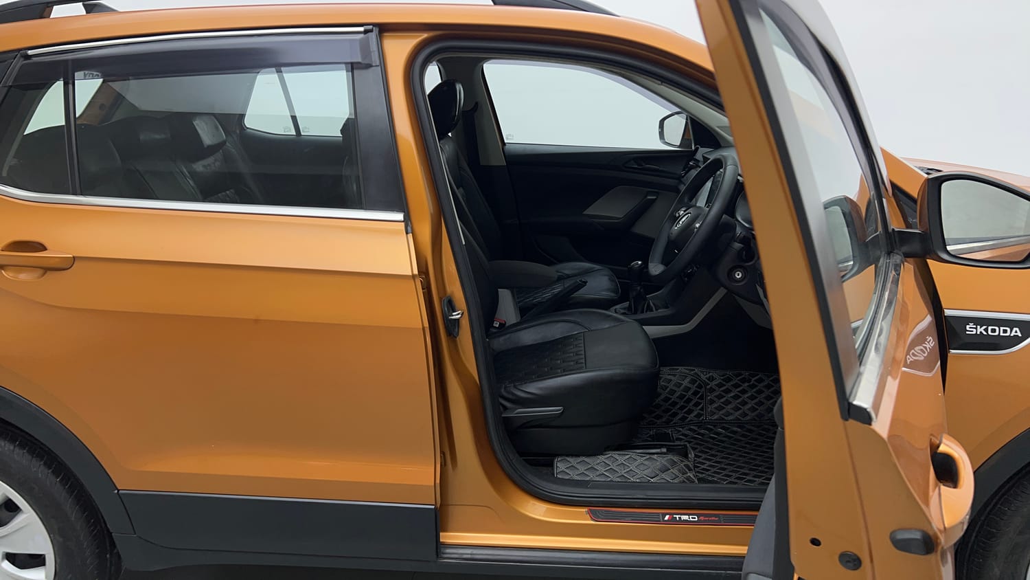 Used 2021 Skoda Kushaq Active 1.0 TSI MT Petrol Manual interior RIGHT SIDE FRONT DOOR CABIN VIEW