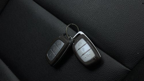 Used 2022 Hyundai Aura SX Plus 1.2 AMT Petrol Petrol Automatic extra CAR KEY VIEW