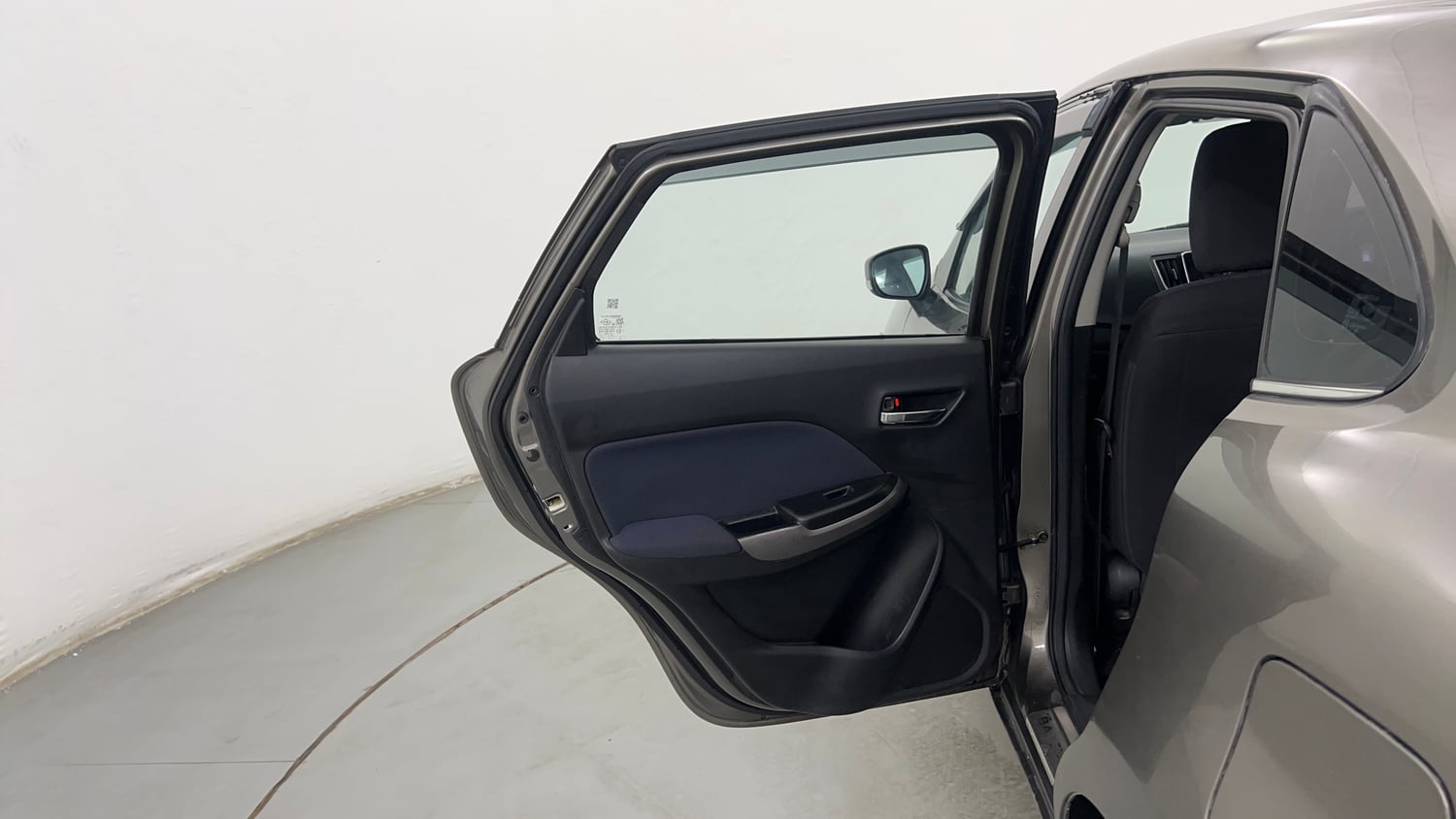 Used 2020 Maruti Suzuki Baleno Zeta Petrol Manual interior LEFT REAR DOOR OPEN VIEW