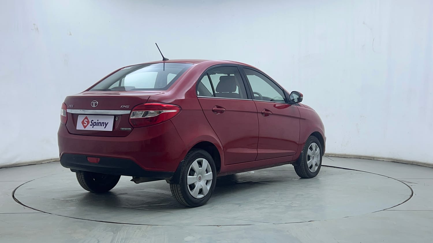 Used 2015 Tata Zest XMS Petrol Petrol Manual exterior RIGHT REAR CORNER VIEW