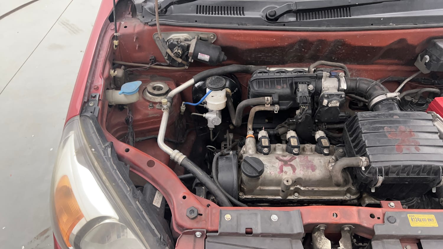 Used 2017 Maruti Suzuki Alto 800 LXi Petrol Manual engine ENGINE RIGHT SIDE VIEW