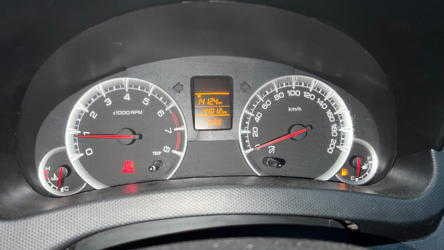Used 2015 Maruti Suzuki Swift VXi Petrol Manual interior CLUSTERMETER VIEW