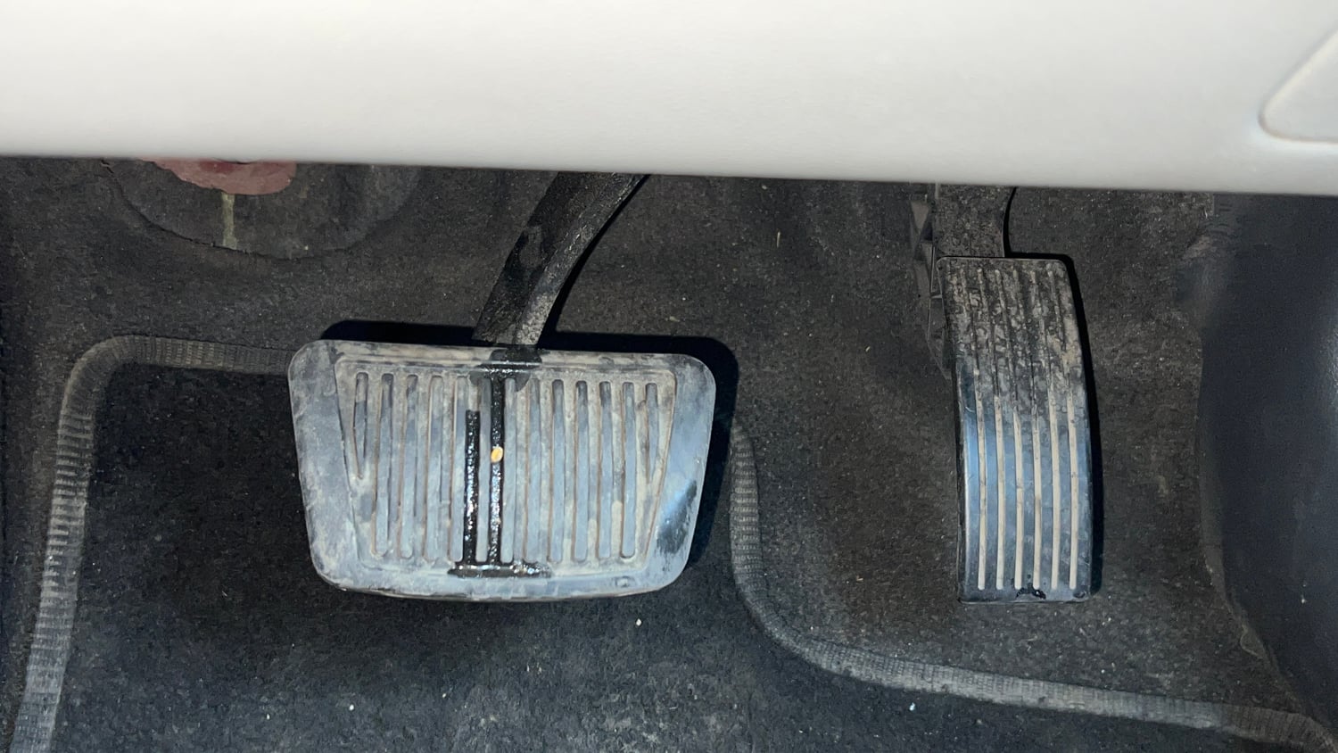 Used 2022 Hyundai Aura SX Plus 1.2 AMT Petrol Petrol Automatic interior PEDALS VIEW
