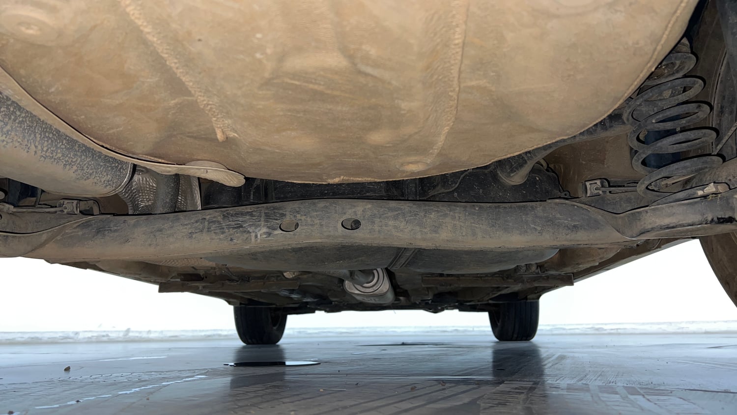 Used 2021 Skoda Kushaq Active 1.0 TSI MT Petrol Manual extra REAR UNDERBODY VIEW (TAKEN FROM REAR)