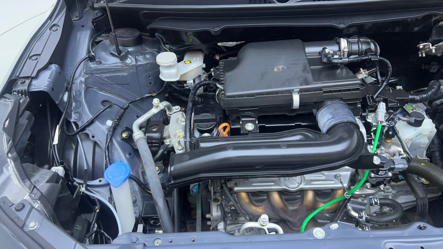 Used 2024 Maruti Suzuki Baleno Zeta AGS Petrol Automatic engine ENGINE RIGHT SIDE VIEW