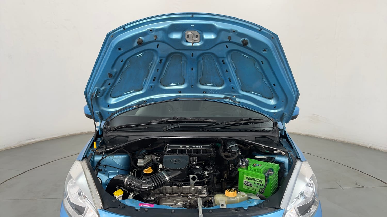 Used 2017 Tata Tiago Revotron XT Petrol Manual engine ENGINE & BONNET OPEN FRONT VIEW