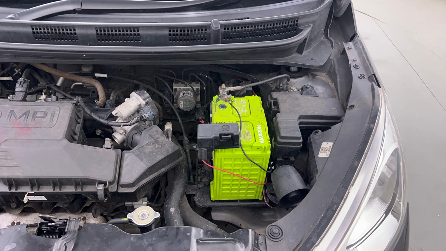 Used 2020 Hyundai Santro Era Executive Petrol Manual engine ENGINE LEFT SIDE VIEW