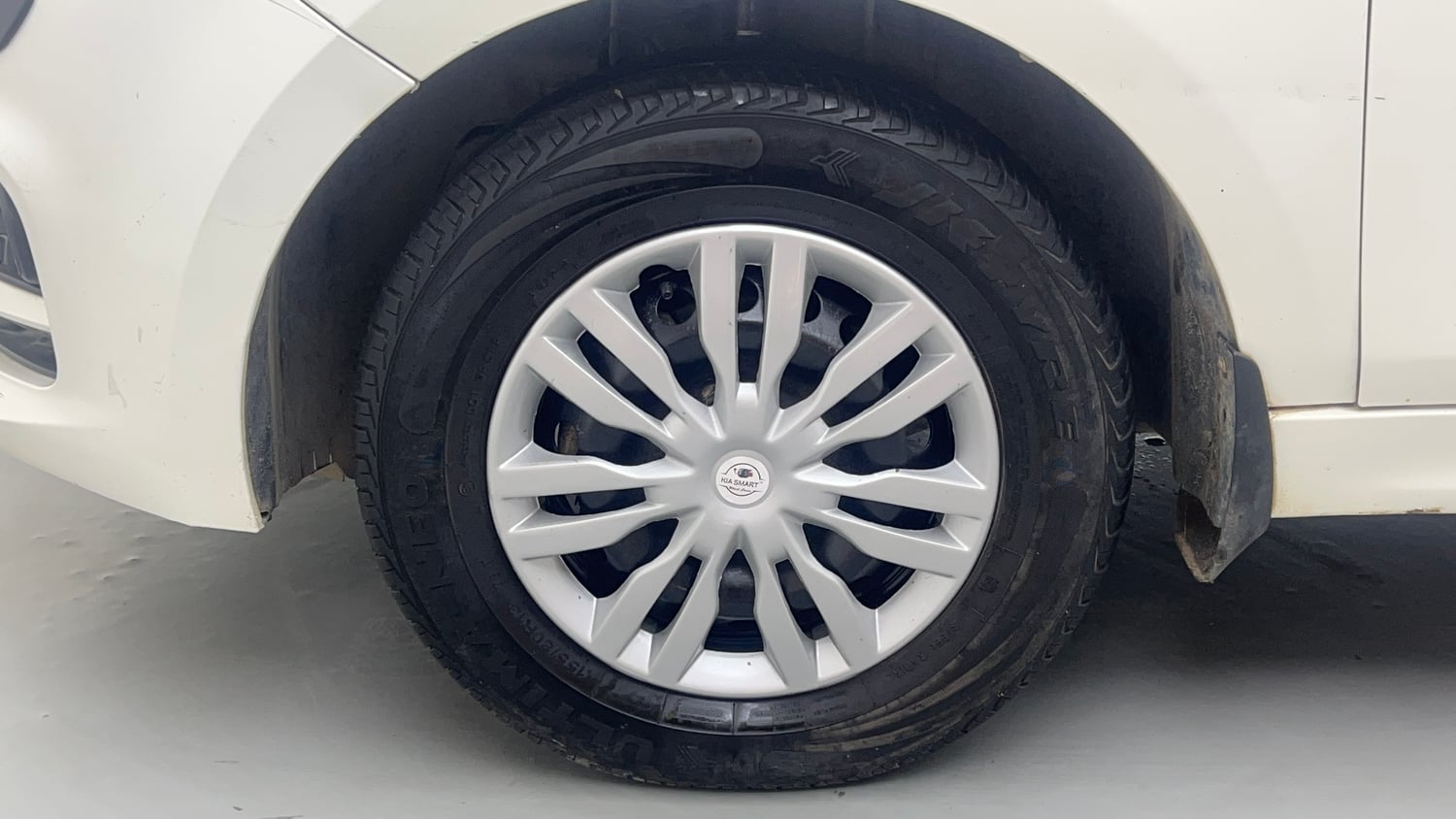 Used 2023 Tata Tiago XE Petrol Manual tyres LEFT FRONT TYRE RIM VIEW